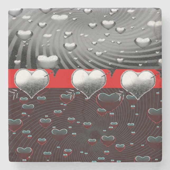 Marble Stone Underlägg Alla hjärtans dag (Framsidan)