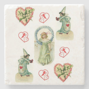 Marble Stone Underlägg Alla hjärtans dag