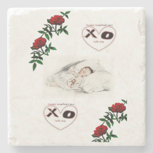 Marble Stone Underlägg Alla hjärtans dag Sten