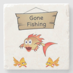 Marble Stone Underlägg Fishing Sten