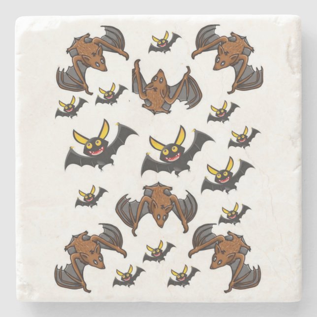 Marble Stone Underlägg Halloween (Framsidan)