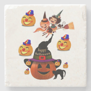 Marble Stone Underlägg Halloween Sten
