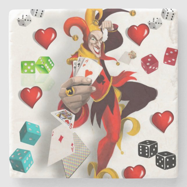Marble Stone Underlägg Joker (Framsidan)