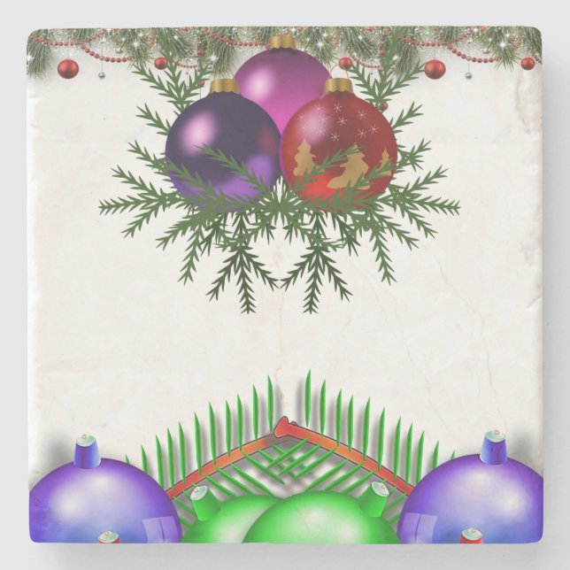 Marble Stone Underlägg jul (Framsidan)
