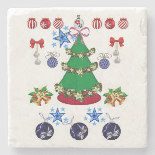 Marble Stone Underlägg jul