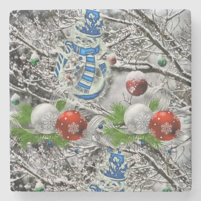 Marble Stone Underlägg jul (Framsidan)