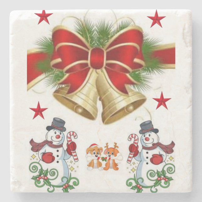 Marble Stone Underlägg jul (Framsidan)
