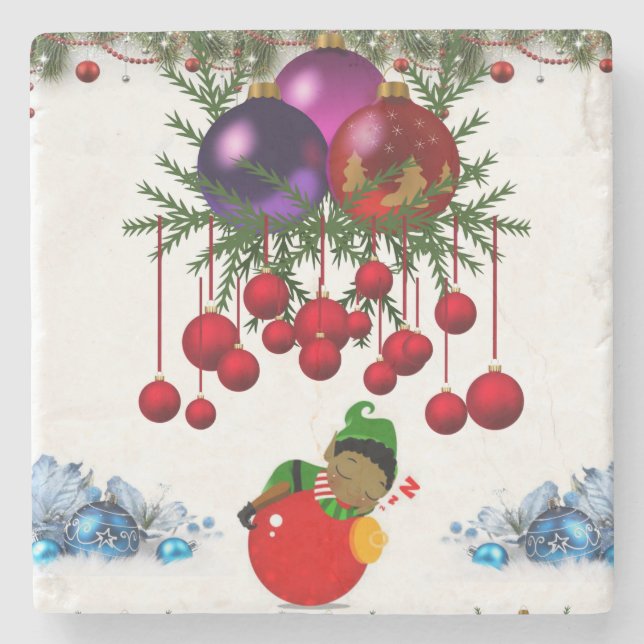 Marble Stone Underlägg jul (Framsidan)
