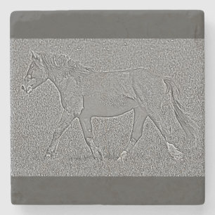 Marble Stone Underlägg - Vild Horse