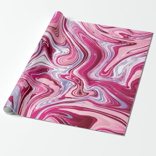 Marble struktur bakgrund. Flytande marmor struktur Presentpapper (Utrullad)