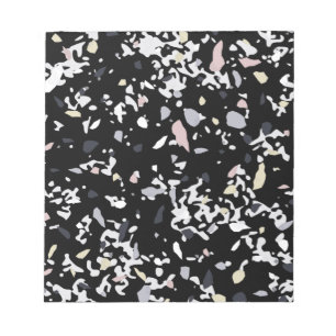 Marble Struktur Black Anteckningsblock