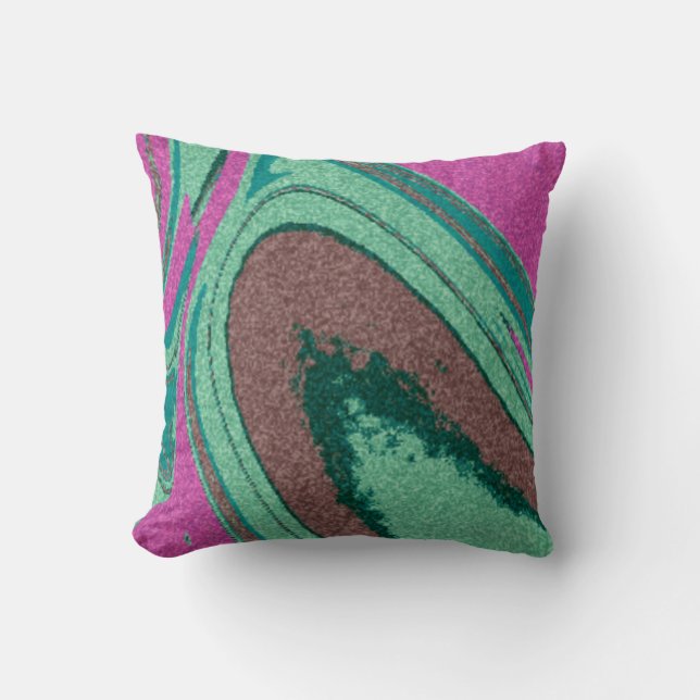 Marble Struktur Colorful Kudde (Framsida)