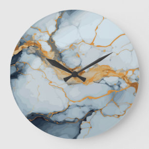 Marble struktur design stor klocka