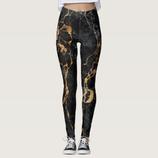 Marble Struktur: Elegant Stone Yta. Leggings
