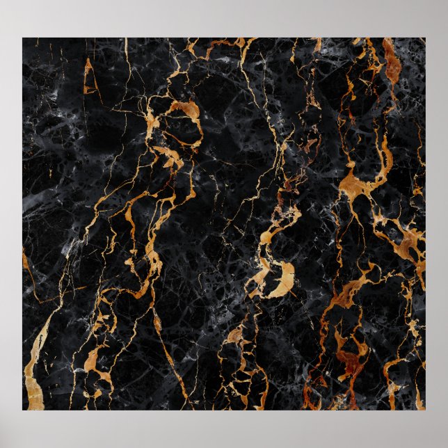 Marble Struktur: Elegant Stone Yta. Poster (Framsidan)