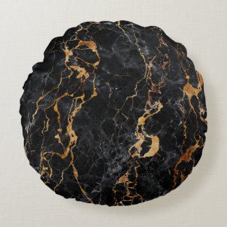 Marble Struktur: Elegant Stone Yta. Rund Kudde