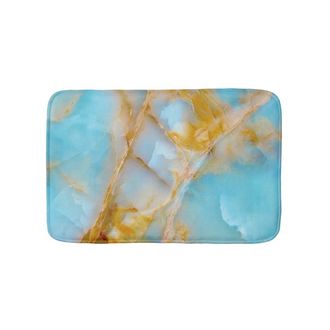 Marble struktur, färglös onyx insida. badrumsmatta (Framsidan)