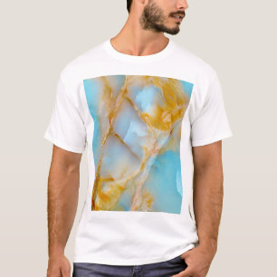 Marble struktur, färglös onyx insida. t shirt