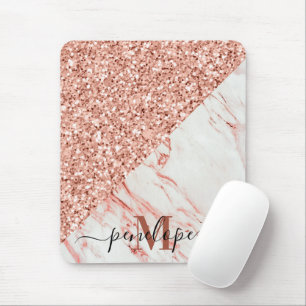 Marble Struktur och Ro Glitter Musmatta