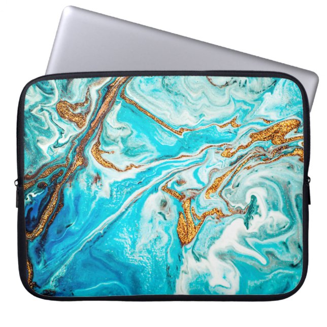 Marble struktur. Östra. Contemporary Laptop Fodral (Framsidan)