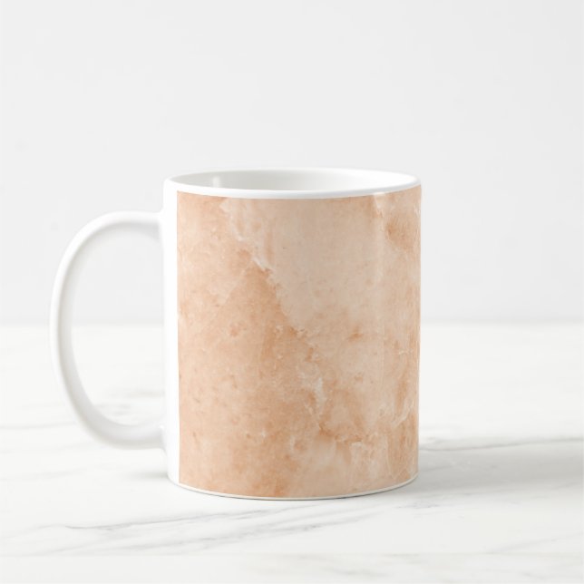 Marble struktur vit mönster kaffemugg (Vänster)