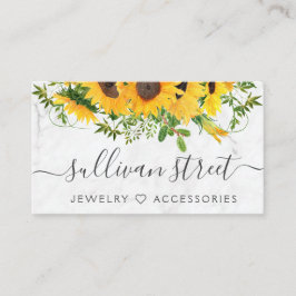 Marble Sunros Jewelry Boutique Visitkort