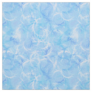 Marble swir print - blått himlar tyg