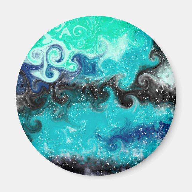 Marble Swirls Magnet (Framsidan)