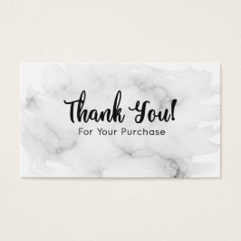 Marble Tack för ditt köp Visitkort