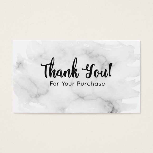 Marble Tack för ditt köp Visitkort (Framsidan)
