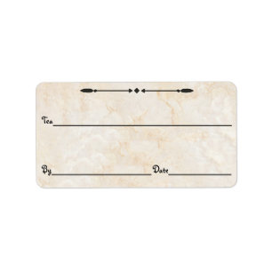 Marble Tea/Coffee/ETC. Canister Labels Adressetikett