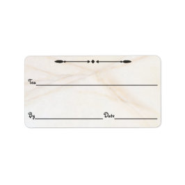 Marble Tea/Coffee/ETC. Canister Labels Adressetikett