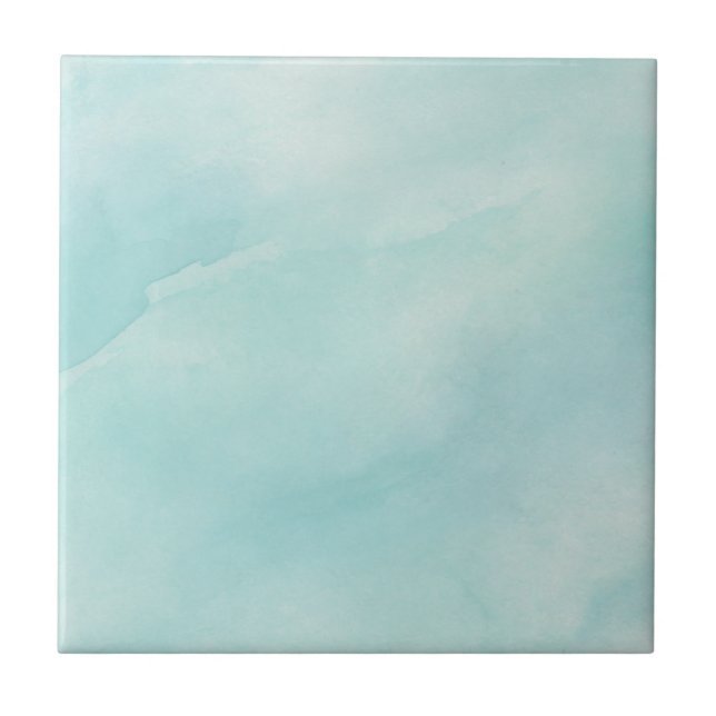 Marble Teal Blue Kakelplatta (Framsidan)