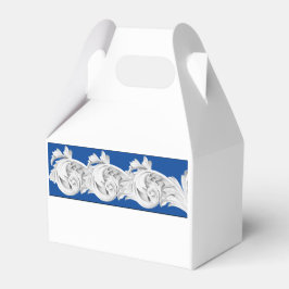 Marble Tendrils på en Gable Favor Box Presentaskar