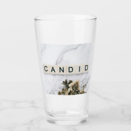 Marble Tumbler med minimalistisk 'Candid' Glaskopp