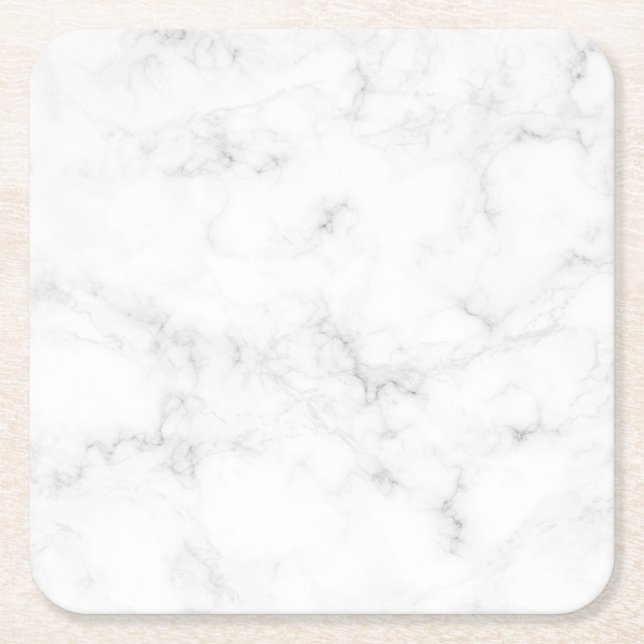 Marble Underlägg Papper Kvadrat (Framsidan)