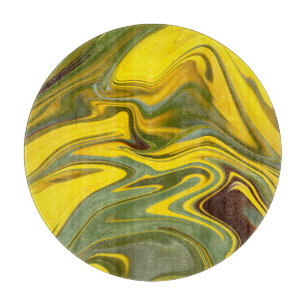 Marble Vågar Gult Digital Papper-55448