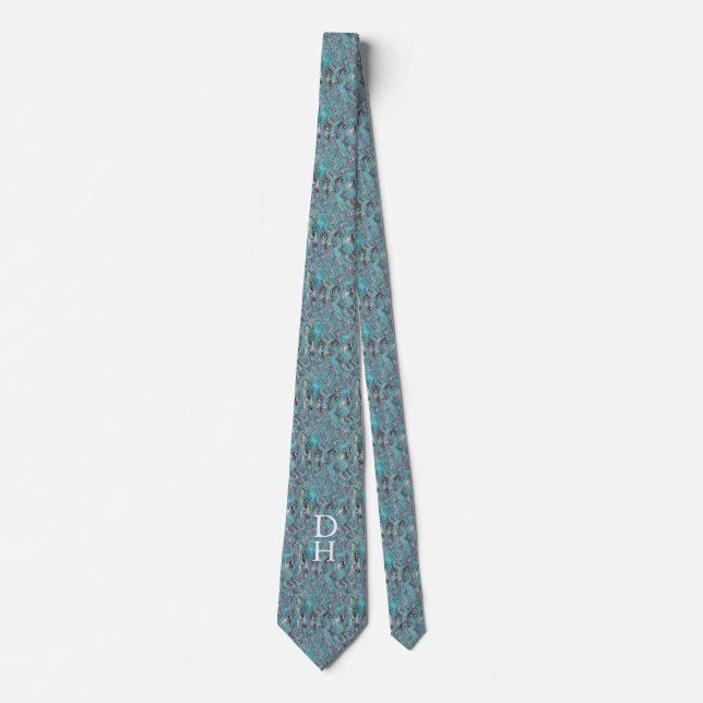 Marble Vågar Neck Tie Slips (Framsida)
