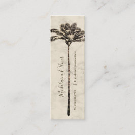 Marble vintage Träd Tropical Elegant Marble Mini Visitkort