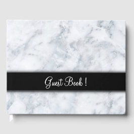 Marble W Black Sash Guest Bok