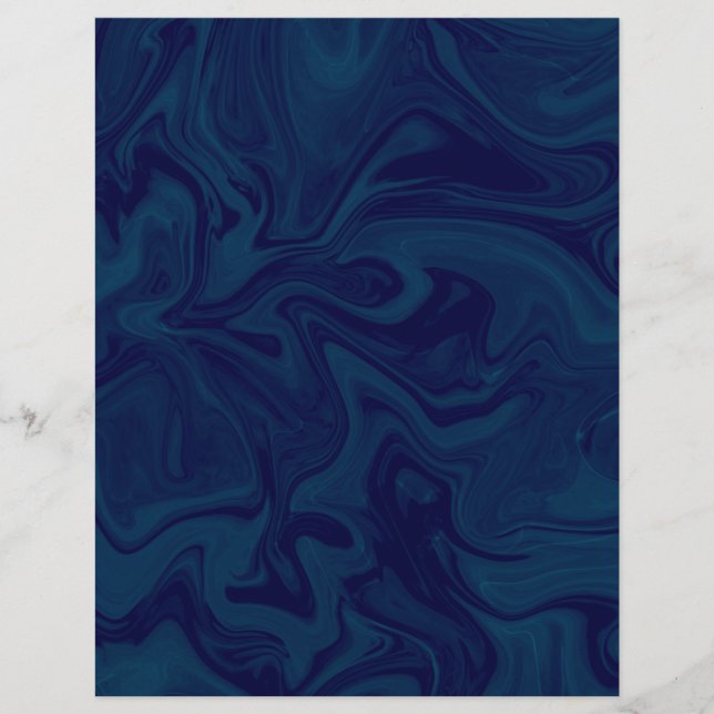 Marble Watercolor 8,5 tum x 11 tum Papper (Framsida)