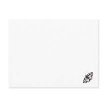 Marble White Butterfly Card