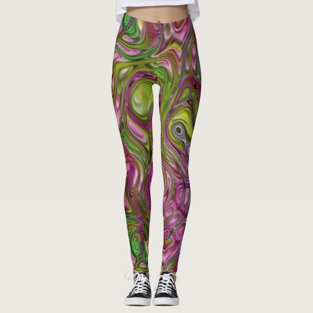 Marble Women's Leggings (Framsida)