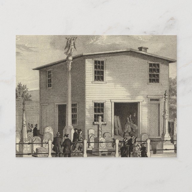 Marble Works av WE Raymond Vykort (Framsida)