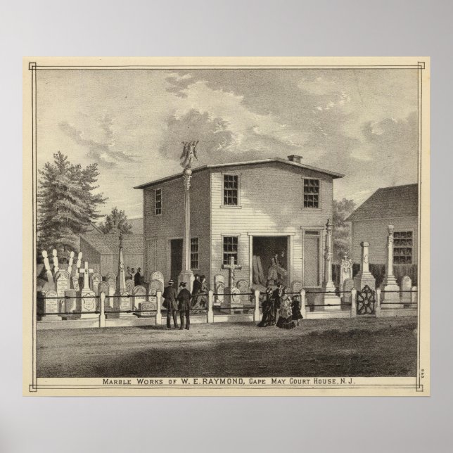 Marble Works of WE Raymond Poster (Framsidan)