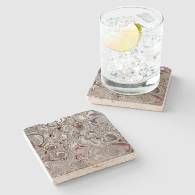 MARBLED-LOOK IN GRÅTT, PLUM, GRÖNT, BROWN, WHITE STENUNDERLÄGG (Sidan)