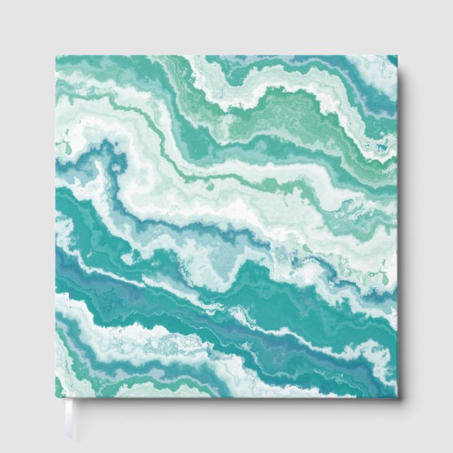 marbled sea foam : gästböcker (Framsida)