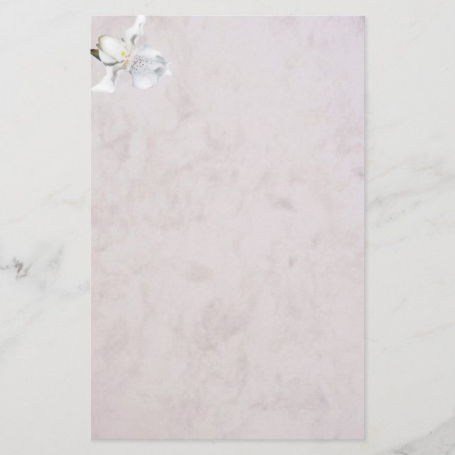 marbled stationery orchid brevpapper (Framsida)