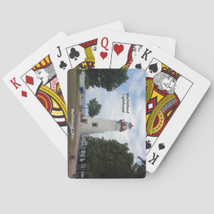Marblehead fyr som leker kort casinokort