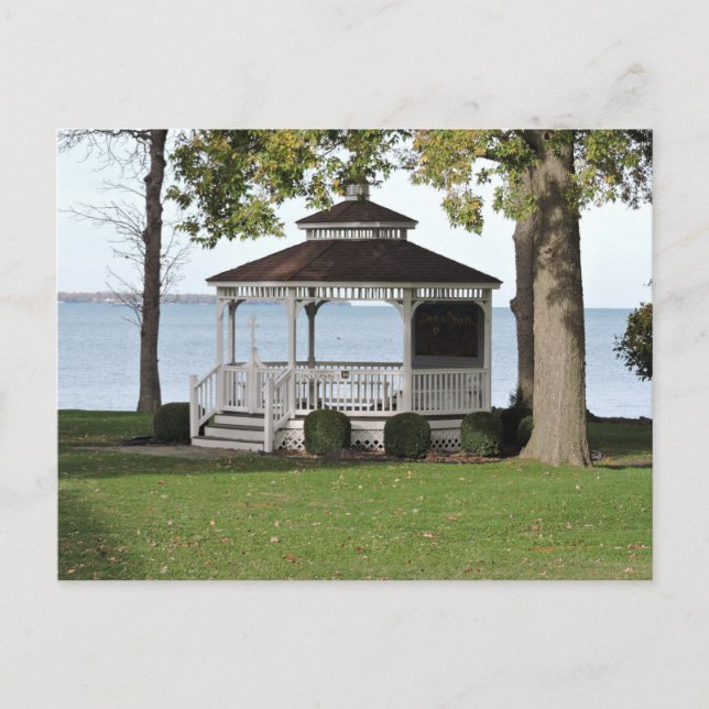 Marblehead Gazebo Postcard Vykort (Framsida)